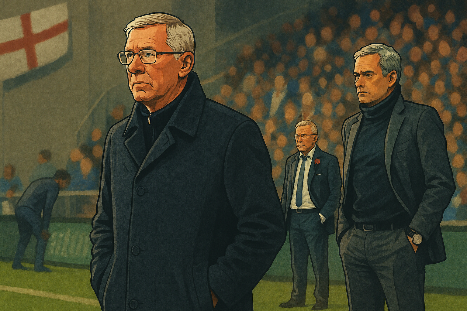 Image of Ferguson and Mourinho
